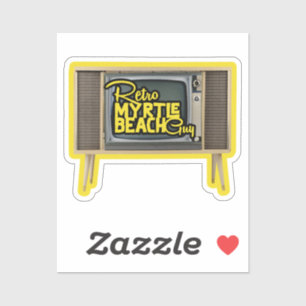 Sticker Rétro Myrtle Beach Guy
