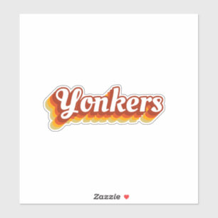 Sticker Retro Yonkers New York