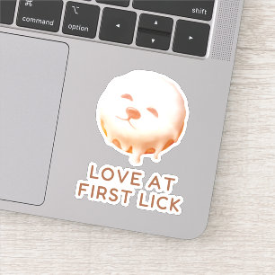 Sticker Rêve de beignet : Smile Pup glacé 