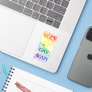 Sticker Réveillez Gay - Drôle LGBTQ+ Pride