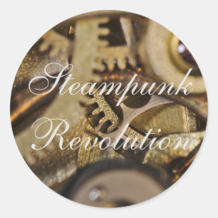 Sticker : Révolution de Steampunk. Mécanisme de su