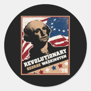 Sticker révolutionnaire George Washington