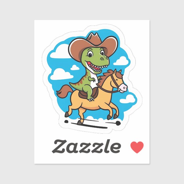 Sticker Rex de Rootin’ Tootin (Feuille)