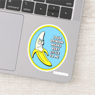 Sticker RICK ET MORTY™   Badge en brique banane