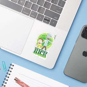Sticker RICK ET MORTY™   Éclat vert