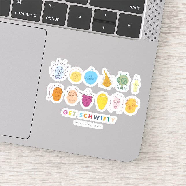 Sticker RICK ET MORTY™ | Get Schwifty (Détail)