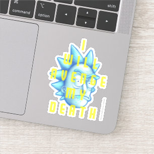 Sticker RICK ET MORTY™  Je Vais Vivre Ma Mort