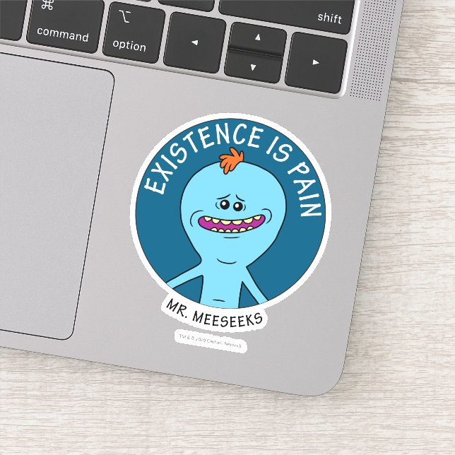 Sticker RICK ET MORTY™ | L'Existence Est Une Douleur (Détail)
