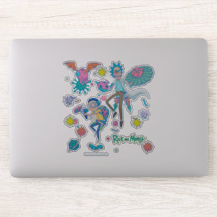 Sticker RICK ET MORTY™   Parmi les Motifs de cellules infe