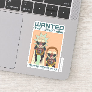 Sticker RICK ET MORTY™   Poster Recherché Glorzo