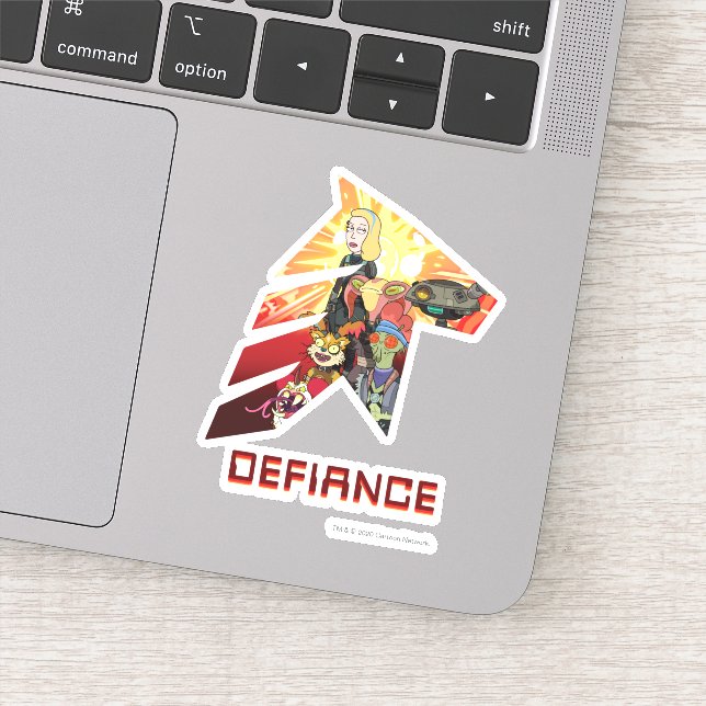 Sticker RICK ET MORTY™ | Space Beth Defiance Crew (Détail)
