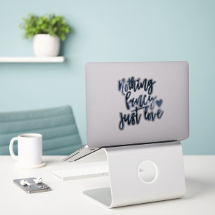 Sticker Rien De Fancy Juste Amour   Moody Navy Blue Mariag
