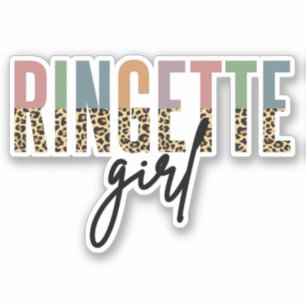 Sticker Ringette Girl Cheetah Imprimer   Lecteur Ringette