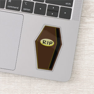 Sticker RIP Halloween Café de Doom Formé