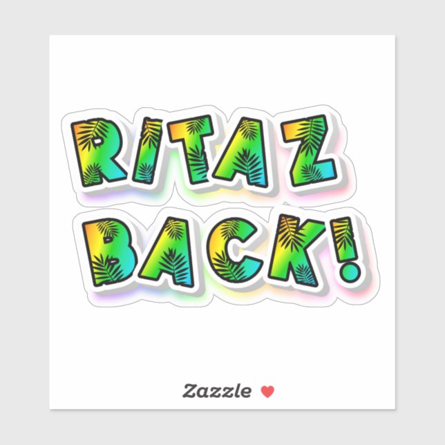 Sticker Ritazback (Feuille)