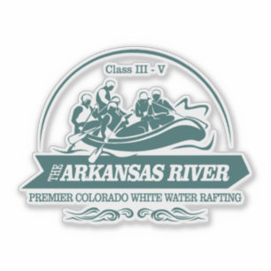 Sticker Rivière Arkansas (rafting2)