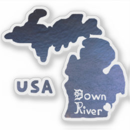 Sticker Rivière du Michigan