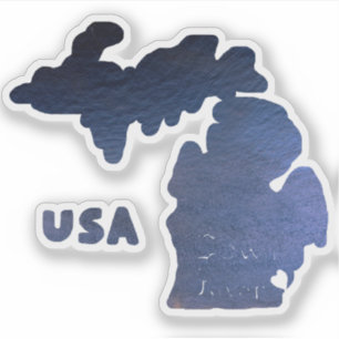 Sticker Rivière du Michigan