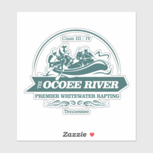 Sticker Rivière Ocoee (rafting2)