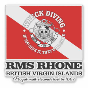 Sticker RMS Rhone (meilleures épaves)