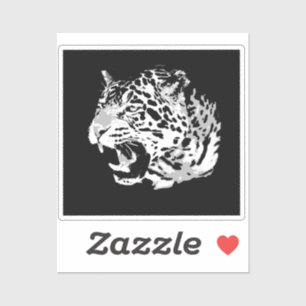 Sticker Roaring Jaguar