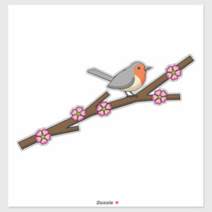Sticker Robin sur Sakura