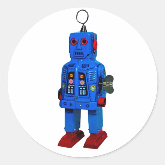 STICKER ROBOT ROUGE (Devant)