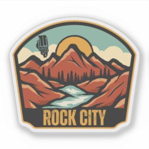 Sticker Rock City, Illinois 