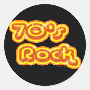 Sticker rock des années 70