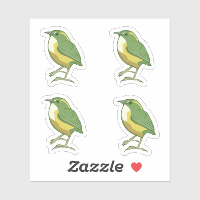 Sticker Rock Wren (Feuille)