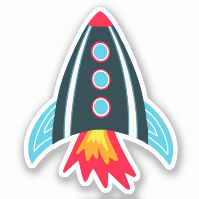 Sticker Rocket Space (Recto)