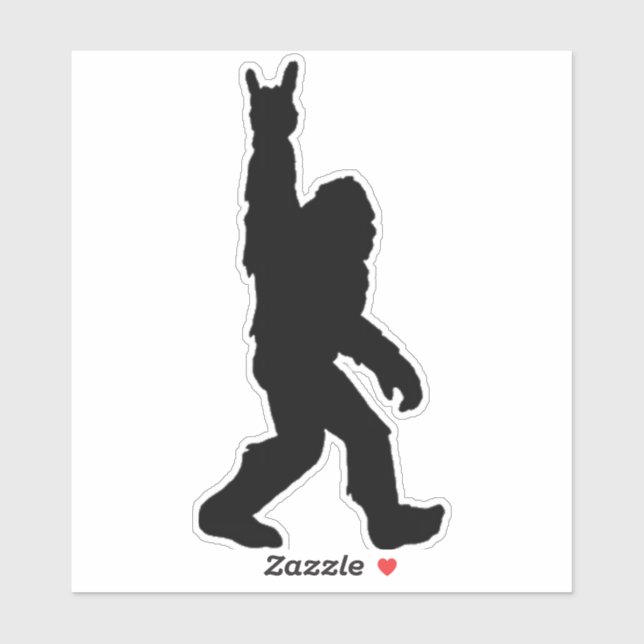 Sticker Rockin' Yeti (Feuille)