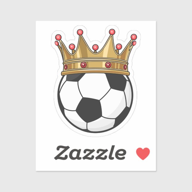 Sticker Roi de la Couronne de football (Feuille)
