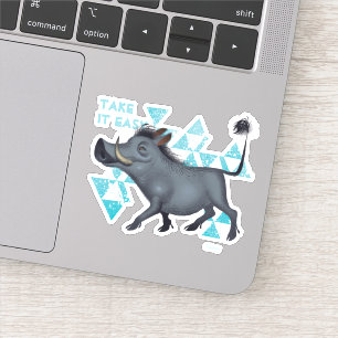 Sticker Roi Lion  Pumbaa The Warthog