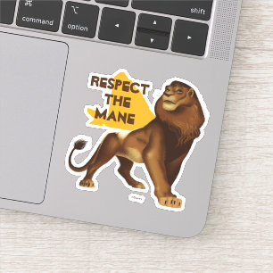 Sticker Roi Lion  Simba Sur Les Terres De La Fierté