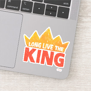 Sticker Roi Lion Vive Le Roi