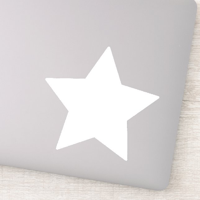 Sticker Roller Derby Jammer White Star Vinyl (Détail)