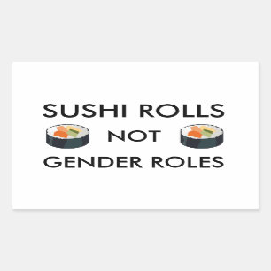 Sticker Rolls Sushi Pas Rôles Sexe