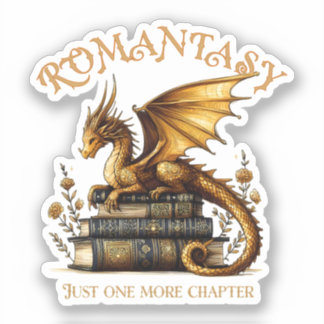 Sticker Romantasy Dragon Books Juste un chapitre de plus