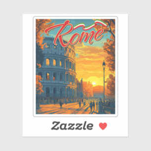 Sticker Rome, Italie : Colosseum Adventure Travel