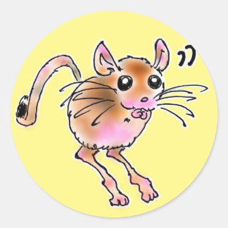 STICKER ROND トビネズミちゃん ラウンドシール