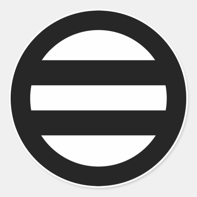 STICKER ROND 丸に二つ引き (Devant)