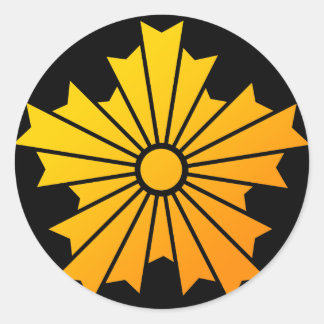 STICKER ROND 旭日章