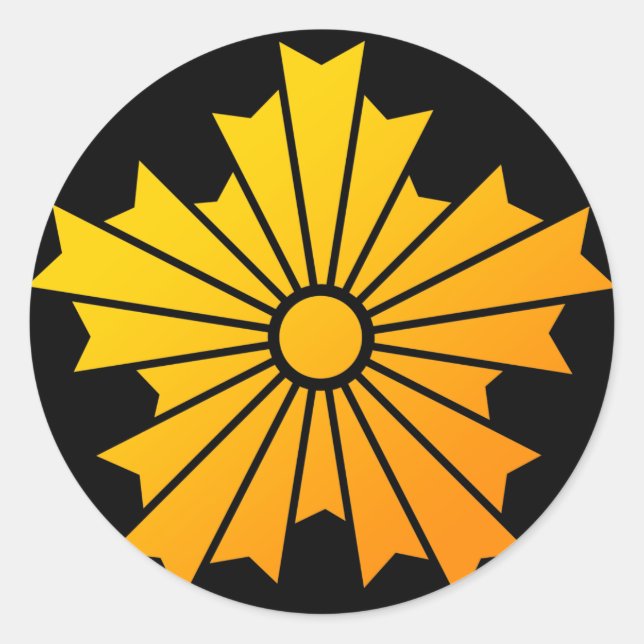 STICKER ROND 旭日章 (Devant)