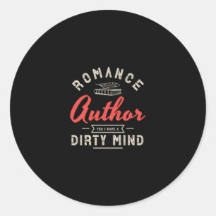 Sticker Rond 08.Romance Author Yes I