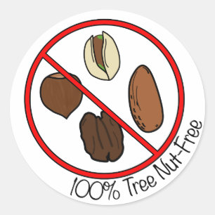 Sticker Rond 100% Arbre Sans Nut
