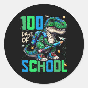 Sticker Rond 100 Jours D'École Trex 100 Jours Plus Smarter 100E