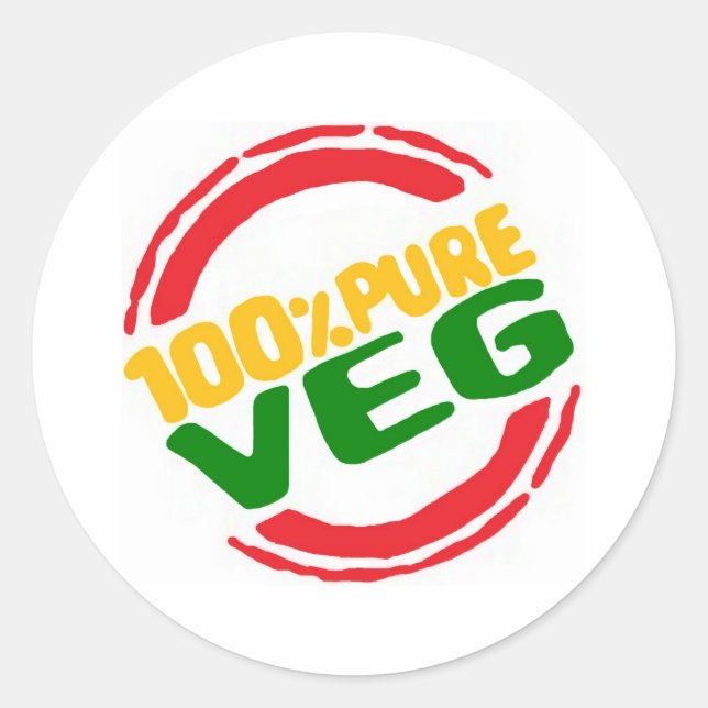 Sticker Rond 100% Vogue pure (Devant)