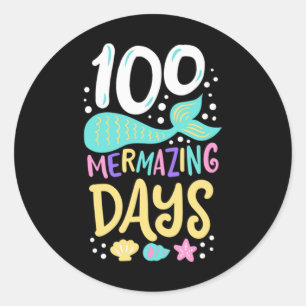 Sticker Rond 100e jour d'école 100 jours 28