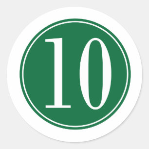 Sticker Rond #10 Cercle vert